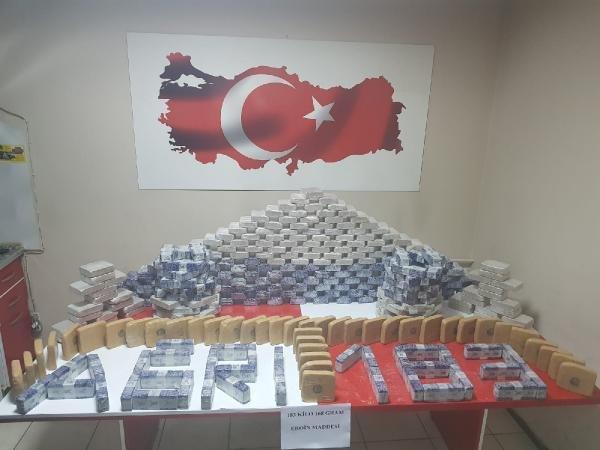 İran plakalı tırda 183 kilo eroin ele geçirildi