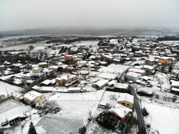 Silivri'de kar yağışı