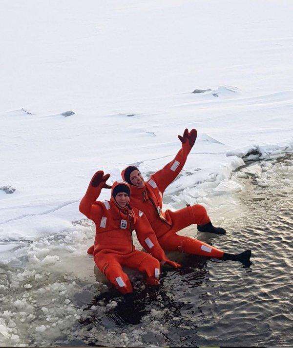 İvana Sert eksi 7 derecede havuza girdi