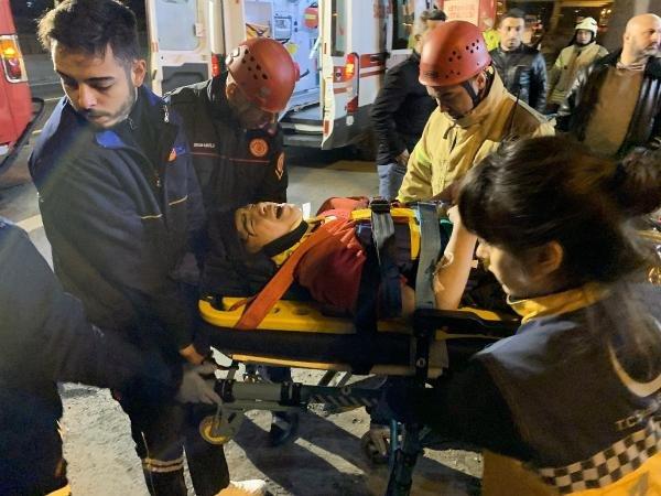 14 yaşındaki sürücü kaza yaptı, bacağı koptu