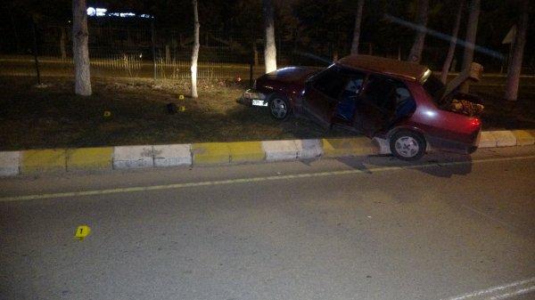 Kız kaçıran uzman çavuş takip edilince kaza yaptı