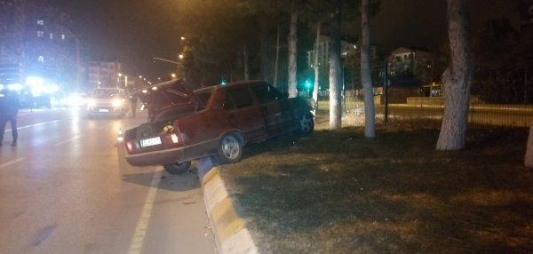 Kız kaçıran uzman çavuş takip edilince kaza yaptı