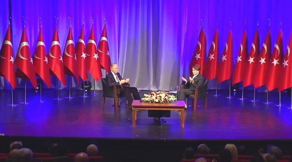 Akşener, deprem haberi alınca siyaset konuşmayı bıraktı