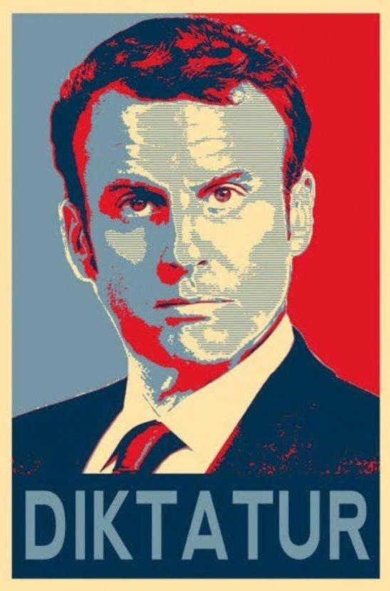 Macron, kendisine diktatör benzetmesi yapanları eleştirdi