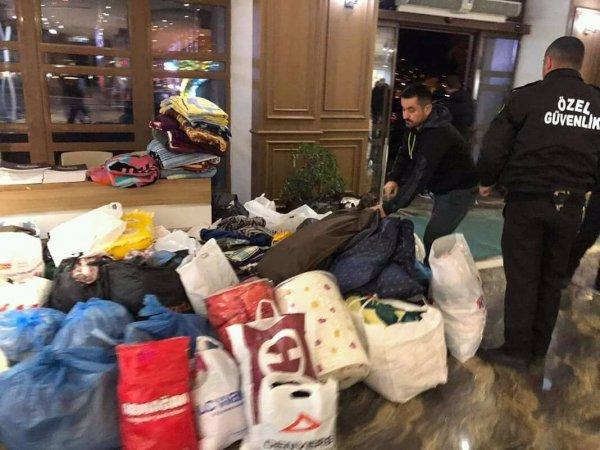 Elazığ'a yardım göndermek için toplanan Ordulular