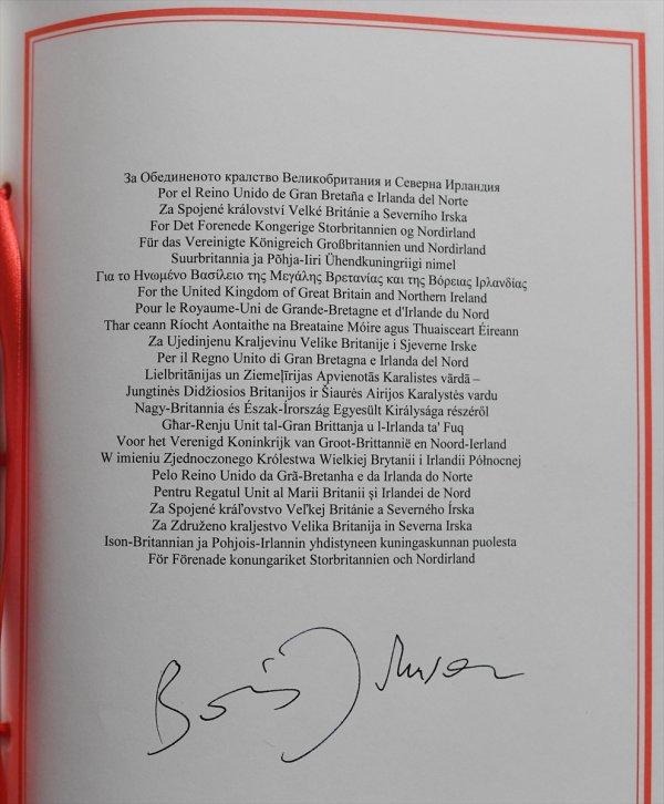 Boris Johnson Brexit Anlaşmasını imzaladı