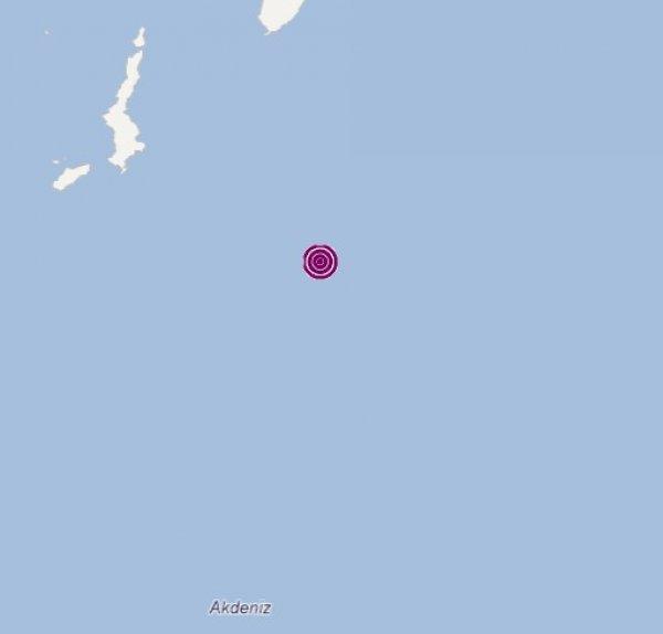 Akdeniz yine sallandı: 4.4 büyüklüğünde deprem