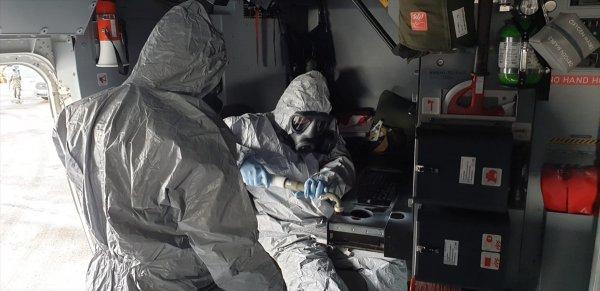 Çin'den gelen uçağın arıtma işlemleri tamamlandı