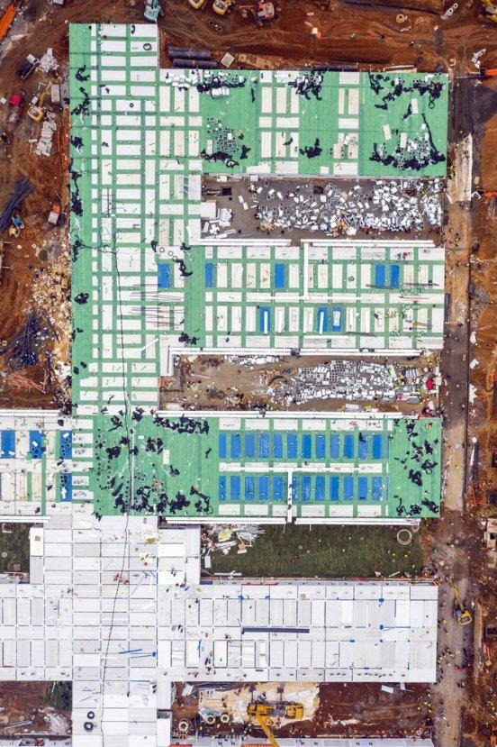 Çin'de 10 günde inşa edilen hastane açıldı