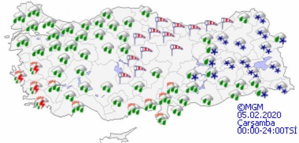 İstanbul'da kar bekleniyor