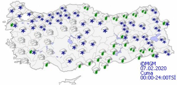 İstanbul'da kar bekleniyor