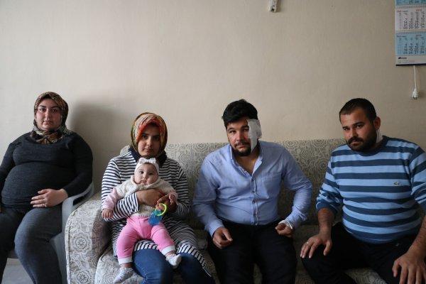 Mersin'de, alkollü sürücüler tarafından darbedildiler