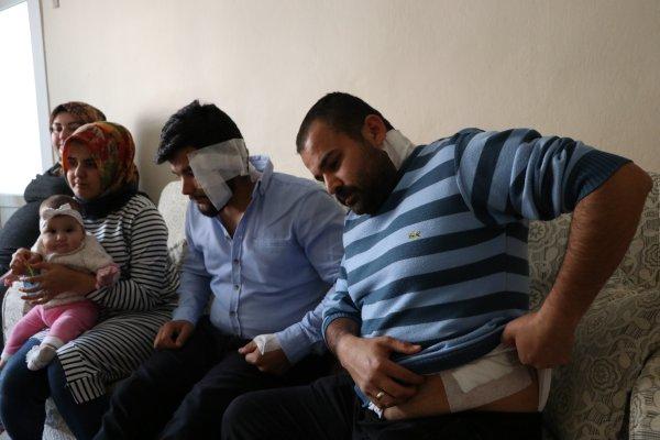 Mersin'de, alkollü sürücüler tarafından darbedildiler