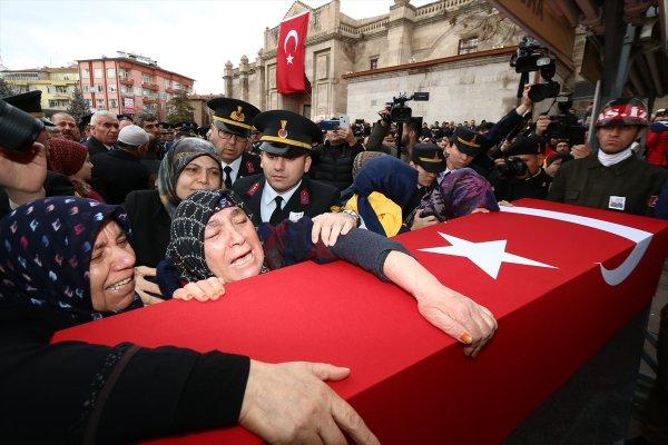 Aksaray şehidini uğurladı