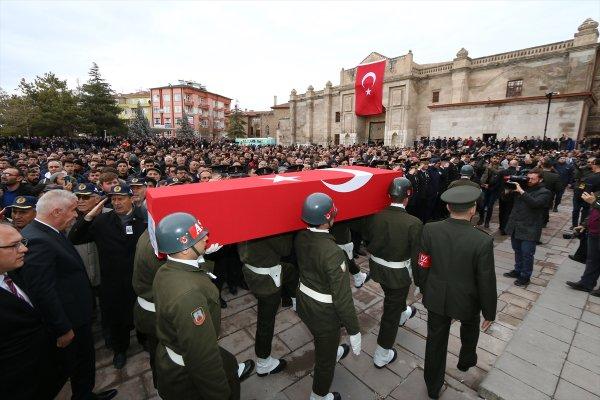 Aksaray şehidini uğurladı