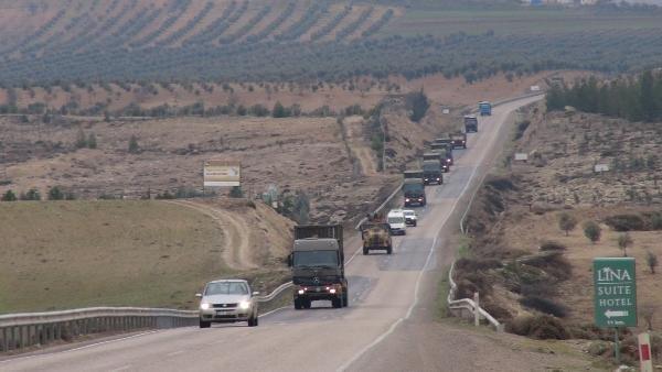 İdlib sınırına askeri sevkiyat