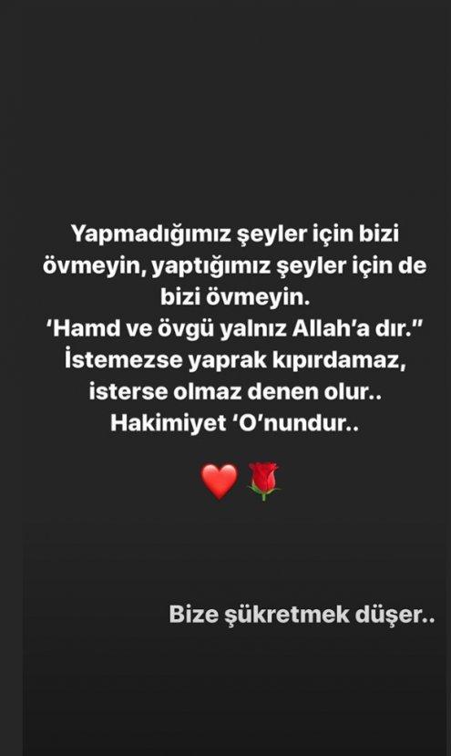 Gamze Özçelik'ten ev açıklaması