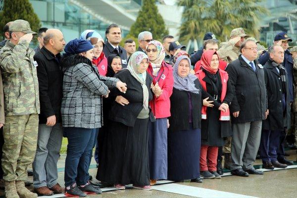 İdlib şehitleri için Hatay'da tören düzenlendi