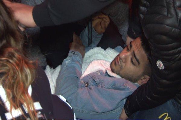 El freni çekilmeyi unutulan itfaiye aracı 3 kişiye çarptı