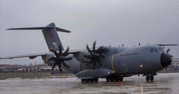 MSB kargo uçağı çığ bölgesine yardım ulaştırdı