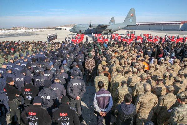 Şehitler memleketlerine uğurlandı