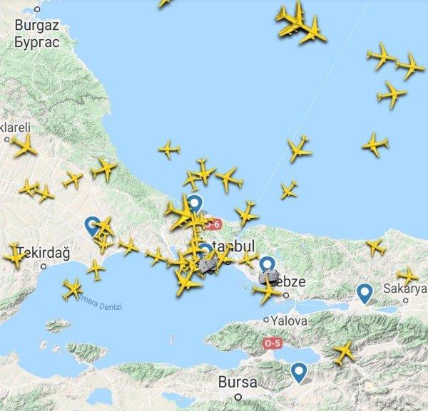 İstanbul Havalimanı'nda kaza sonrası yoğunluk yaşandı