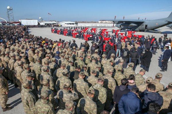 Şehitler memleketlerine uğurlandı