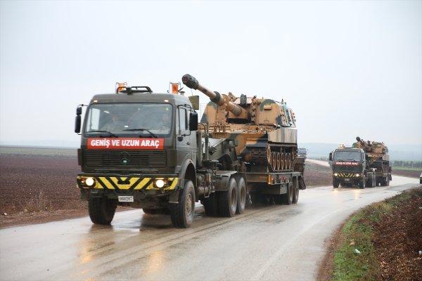 Suriye sınırına askeri sevkiyat hız kazandı