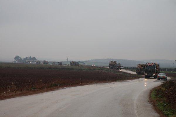 Suriye sınırına askeri sevkiyat hız kazandı