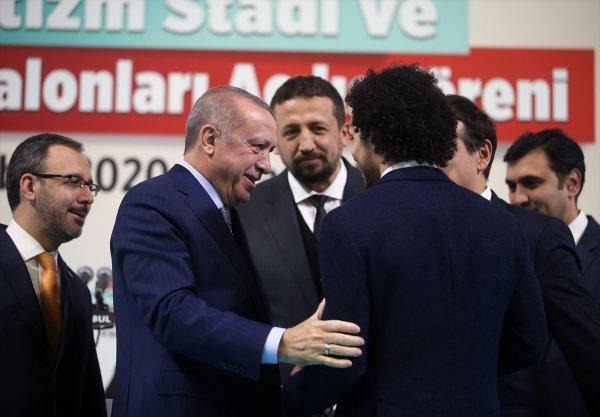 Erdoğan ile Shane Larkin arasında neşeli sohbet