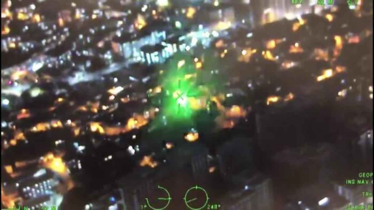 İstanbul üzerindeki kargo uçağını lazer ile taciz ettiler