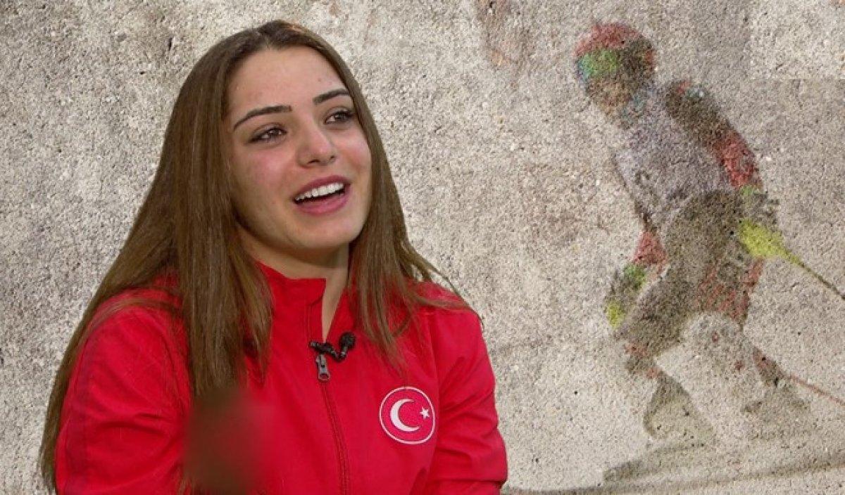 Milli kayakçı Sıla Kara, Slovenya'da 'kahraman' oldu