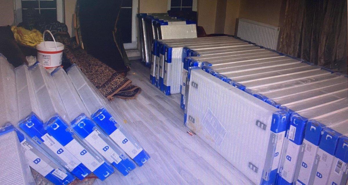 Bolu'da hırsızlar, onlarca kalorifer peteğini çaldı