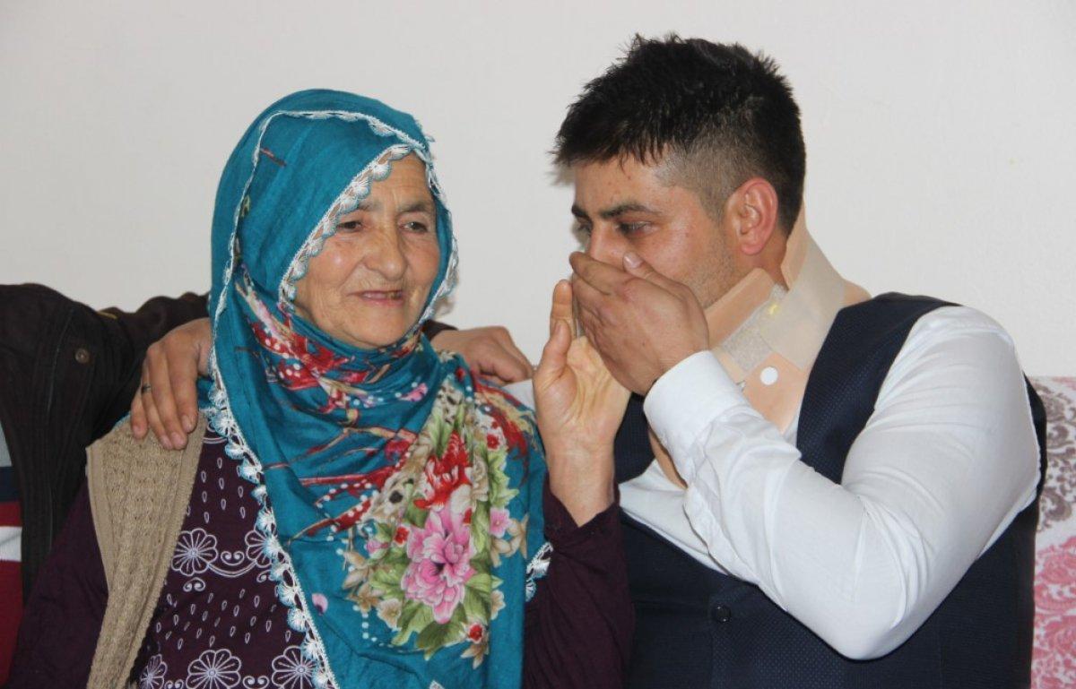 İdlib gazisi Uzman Onbaşı Kaplan ailesine kavuştu