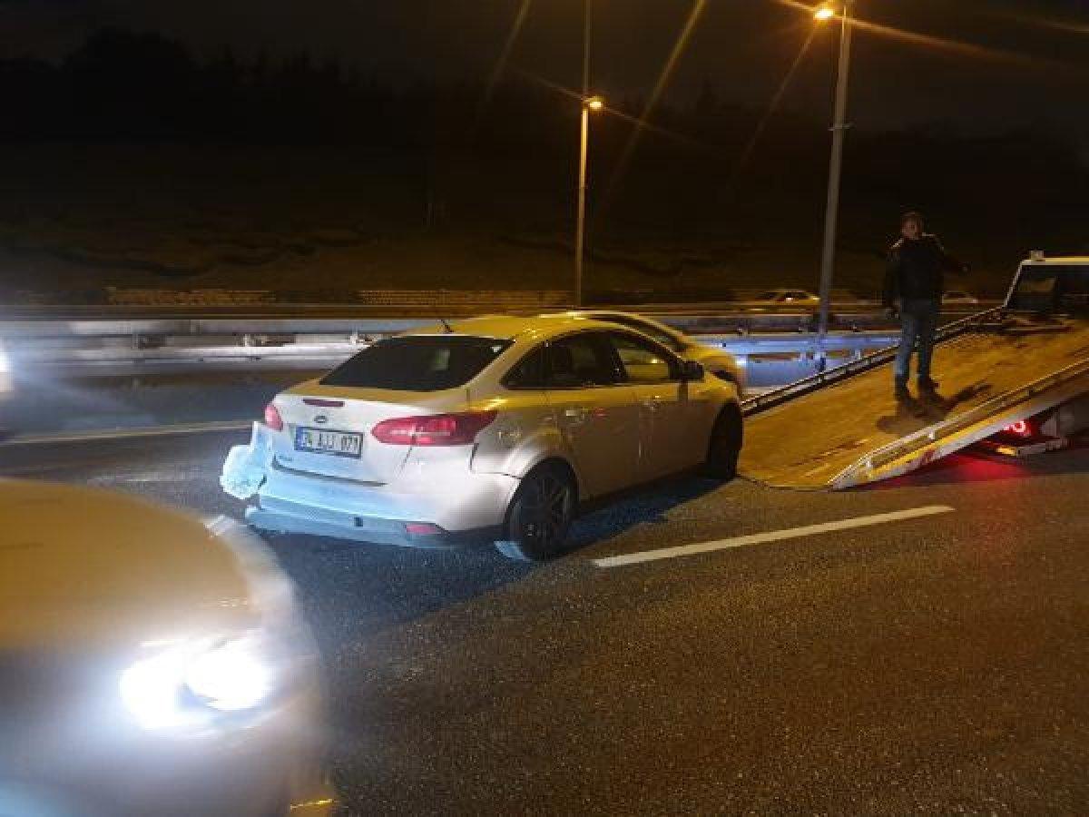 Alkollü araç kullanan Ahmet Kural, kaza yaptı