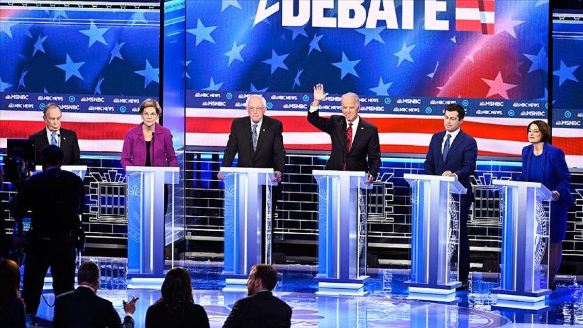 Demokrat aday adayları kozlarını canlı yayında paylaştı