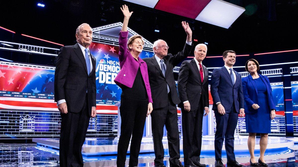 Demokrat aday adayları kozlarını canlı yayında paylaştı