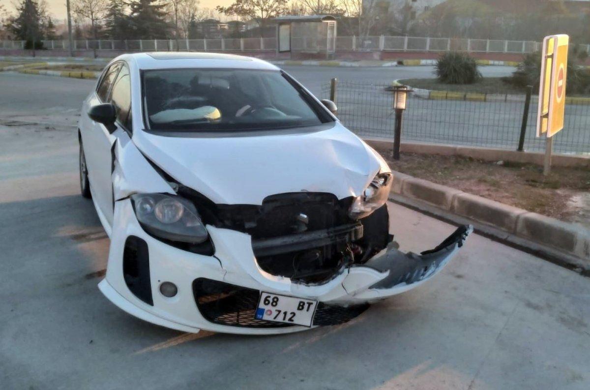 Aksaray'da trafik kazası: 3 yaralı