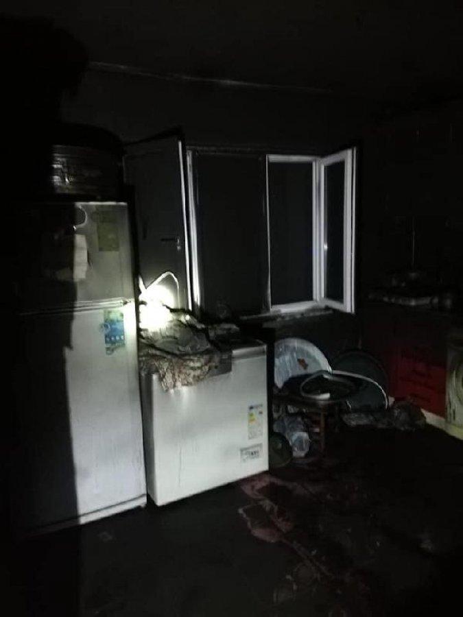 Babaanne ve iki torunu yangında can verdi