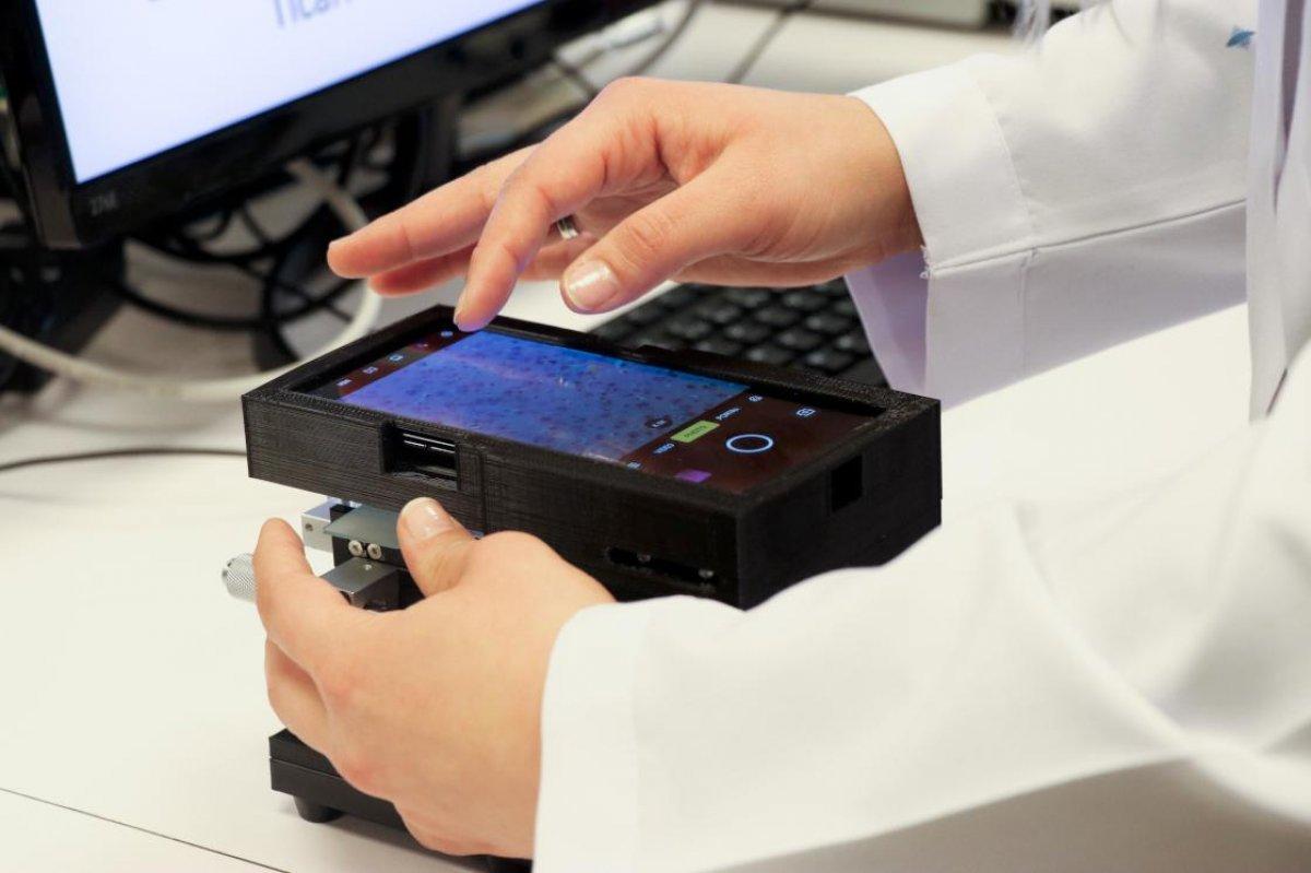 Türk bilim insanları taşınabilir mikroskop geliştirdi