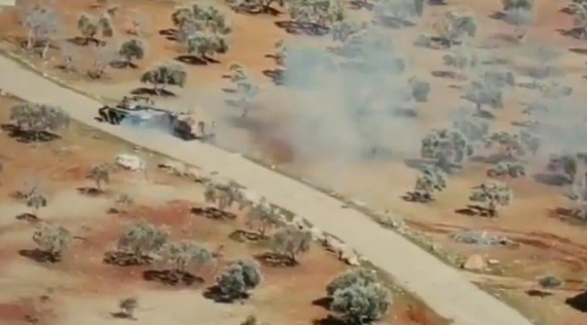 SMO, rejime ait tankı zırhlı araç ile kovaladı