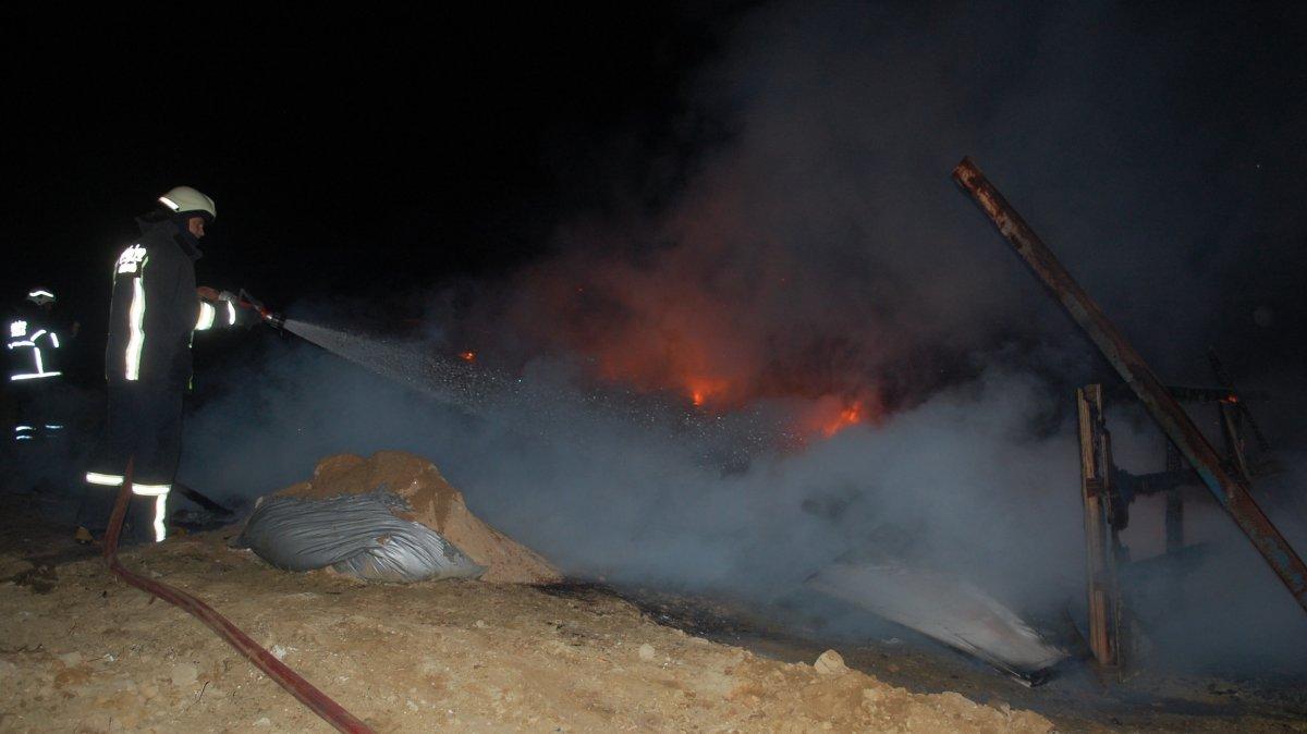 Tekirdağ'da çöpleri yakmak için yakılan ateş eve sıçradı