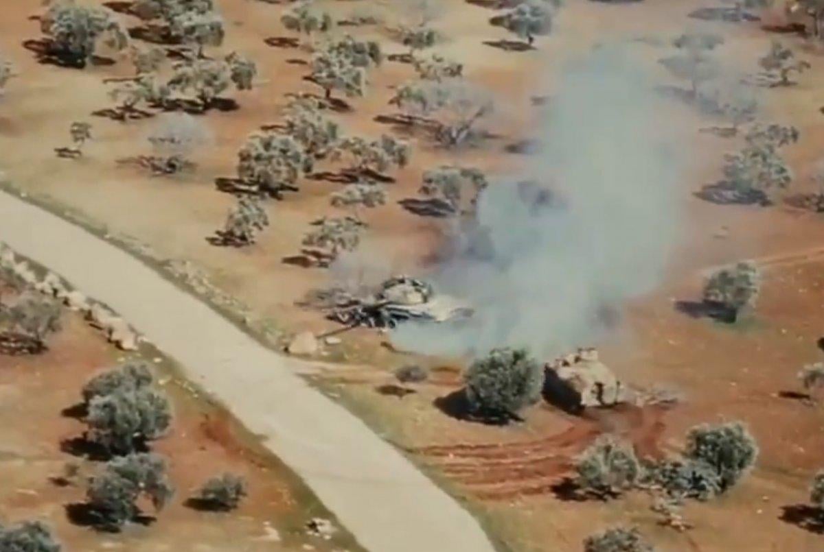 SMO, rejime ait tankı zırhlı araç ile kovaladı