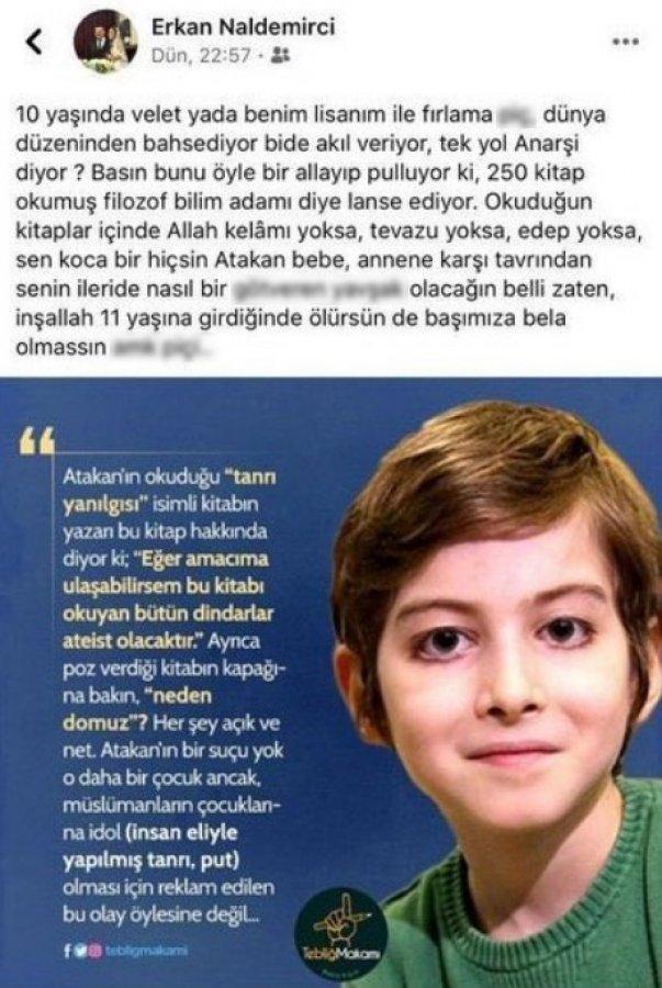 Atakan için pedofili açıklamalar yapan çalışan kovuldu