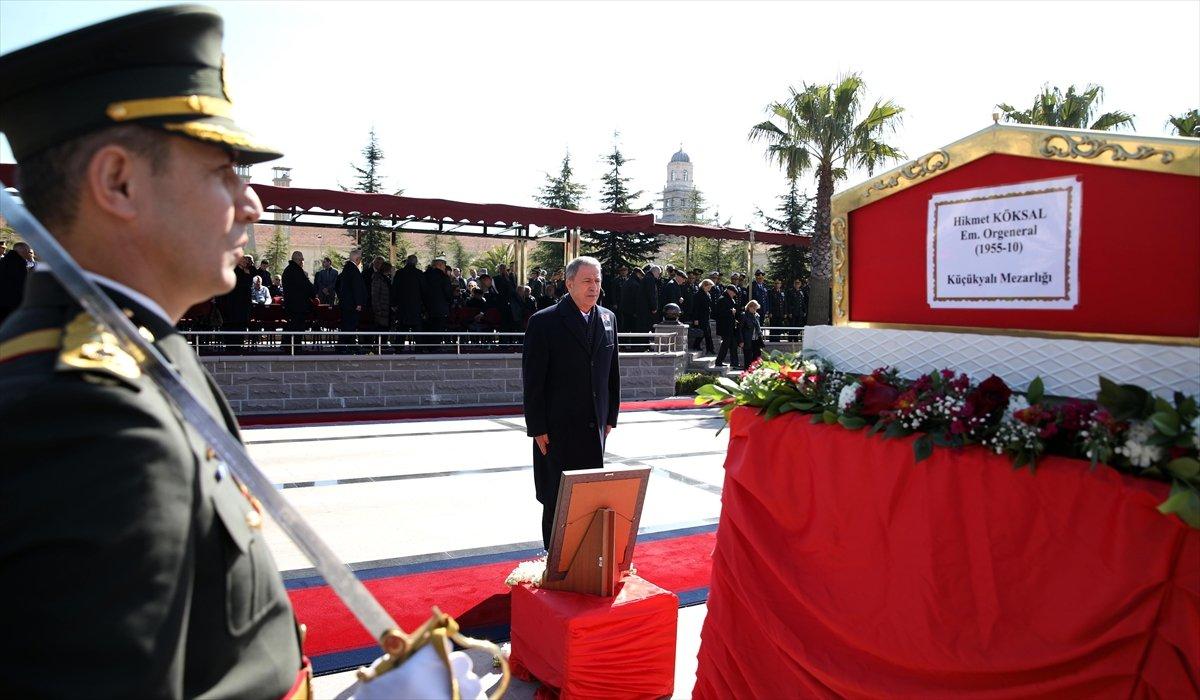 Hikmet Köksal askeri törenle son yolculuğuna uğurlandı