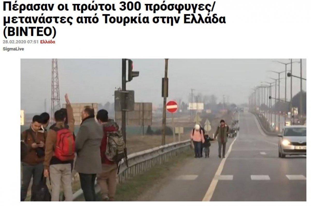 Mülteci akınının başlaması Yunanistan’ı paniğe soktu