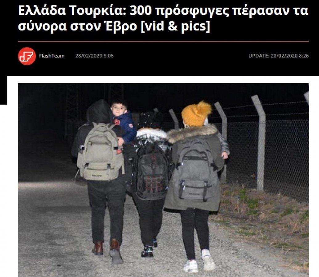 Mülteci akınının başlaması Yunanistan’ı paniğe soktu