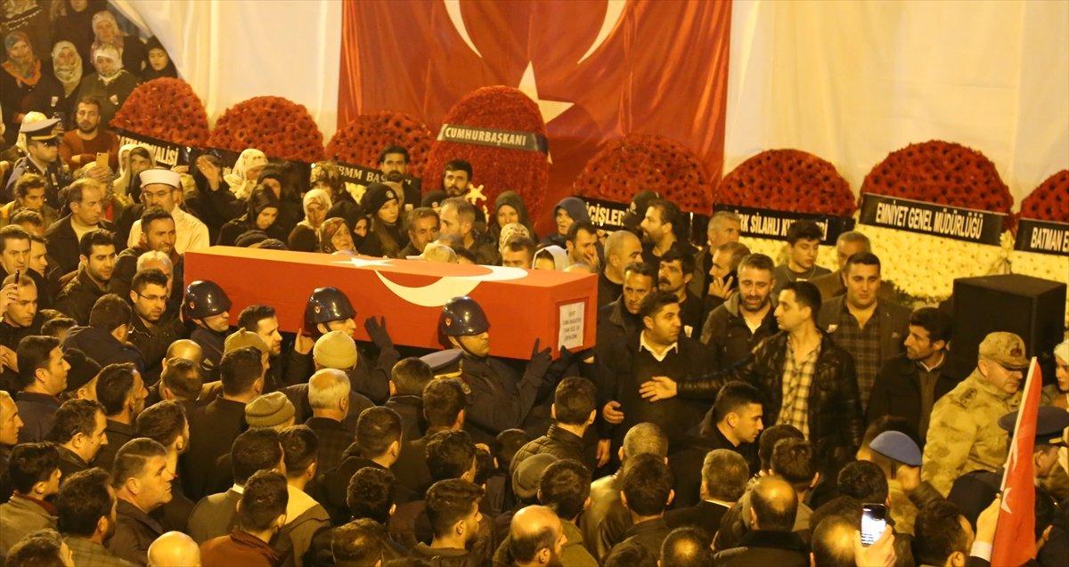 Batman şehidini uğurladı