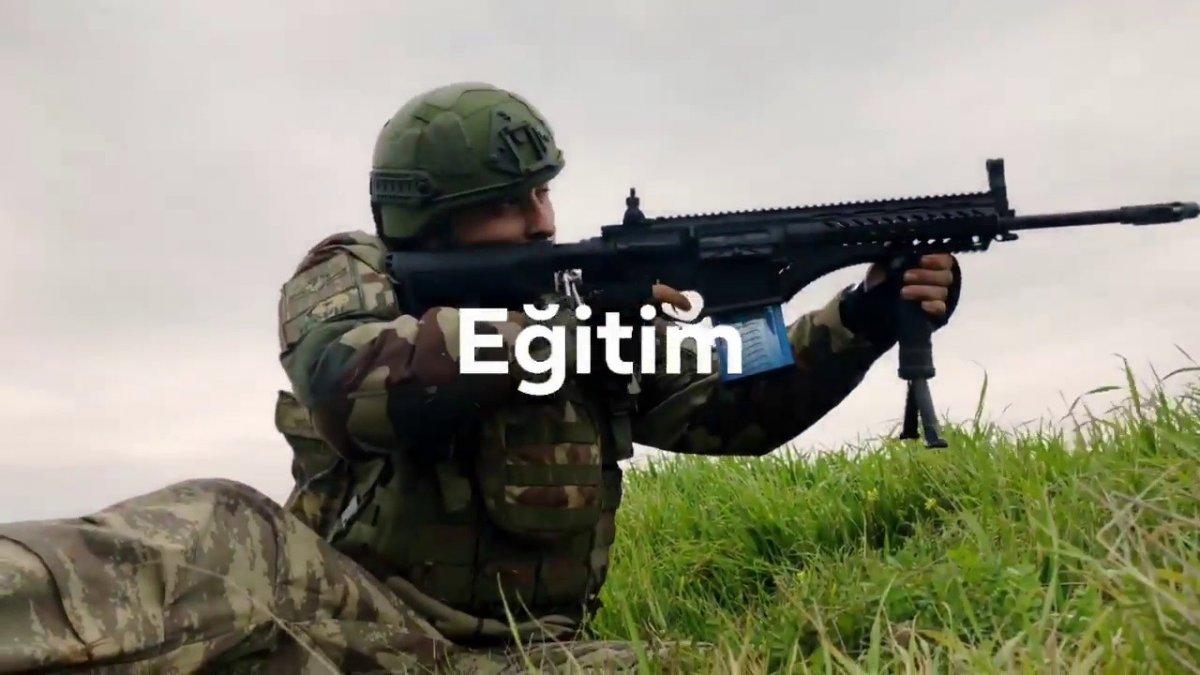İdlib şehidinin eğitim görüntüleri ortaya çıktı