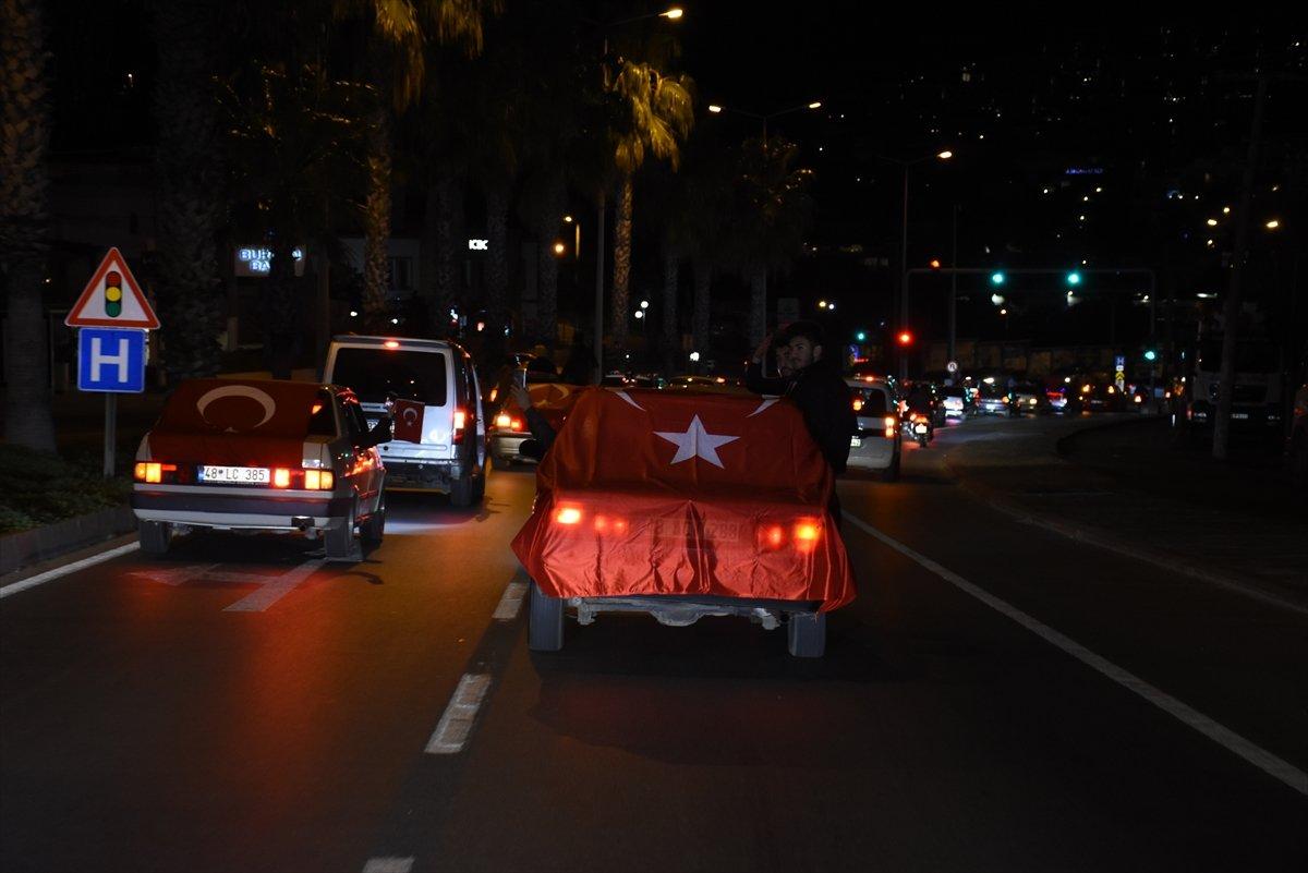 Muğla'da Mehmetçiğe destek konvoyu